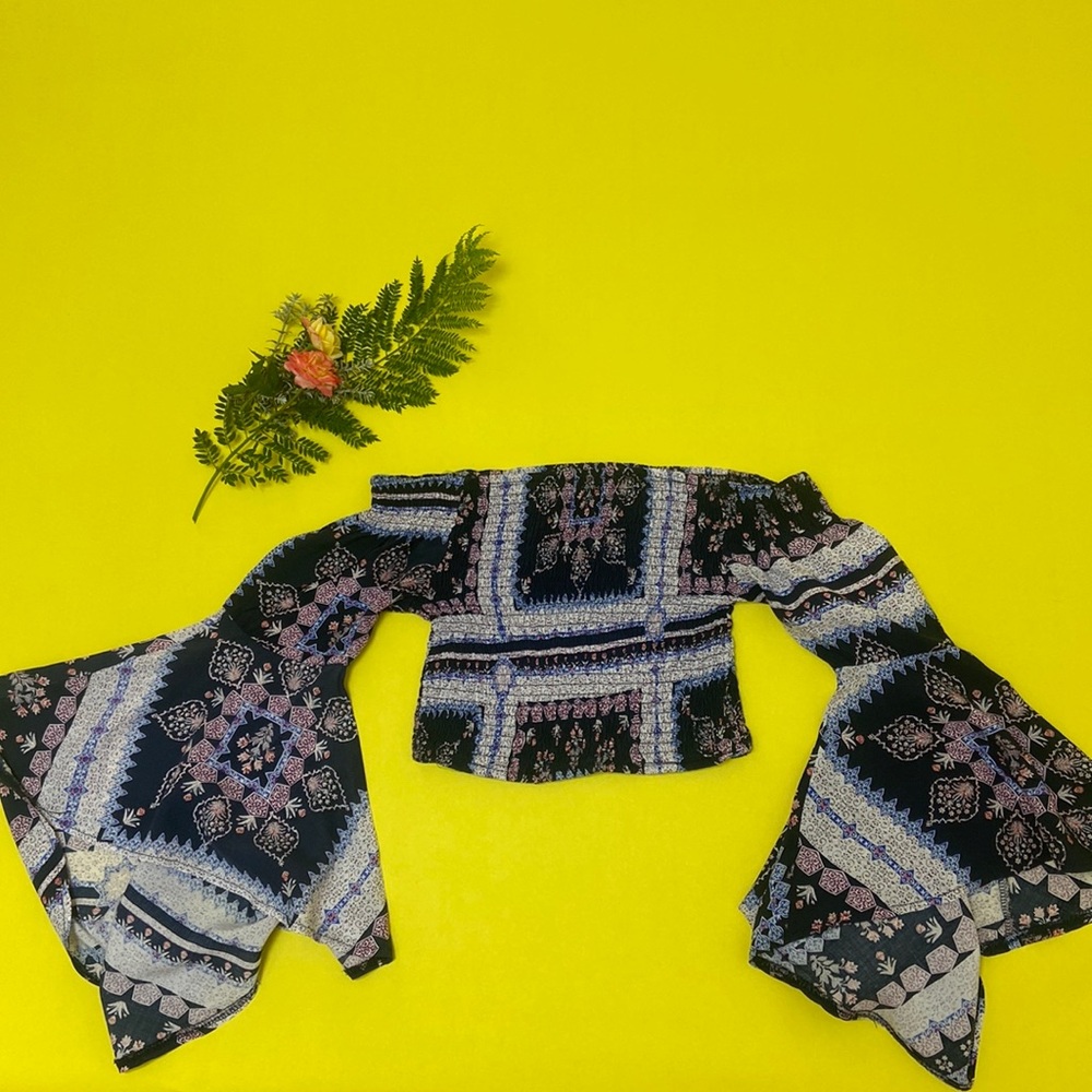 Off the shoulder crop top
